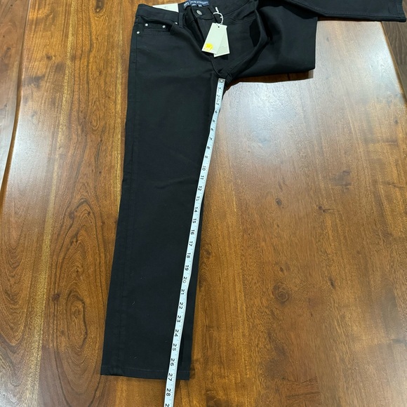 New! Boden Slim Straight Black Jeans Size 6P - Picture 9 of 10